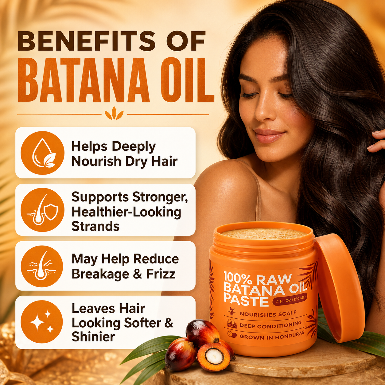 Raw Batana Oil Honduras 100% Pure