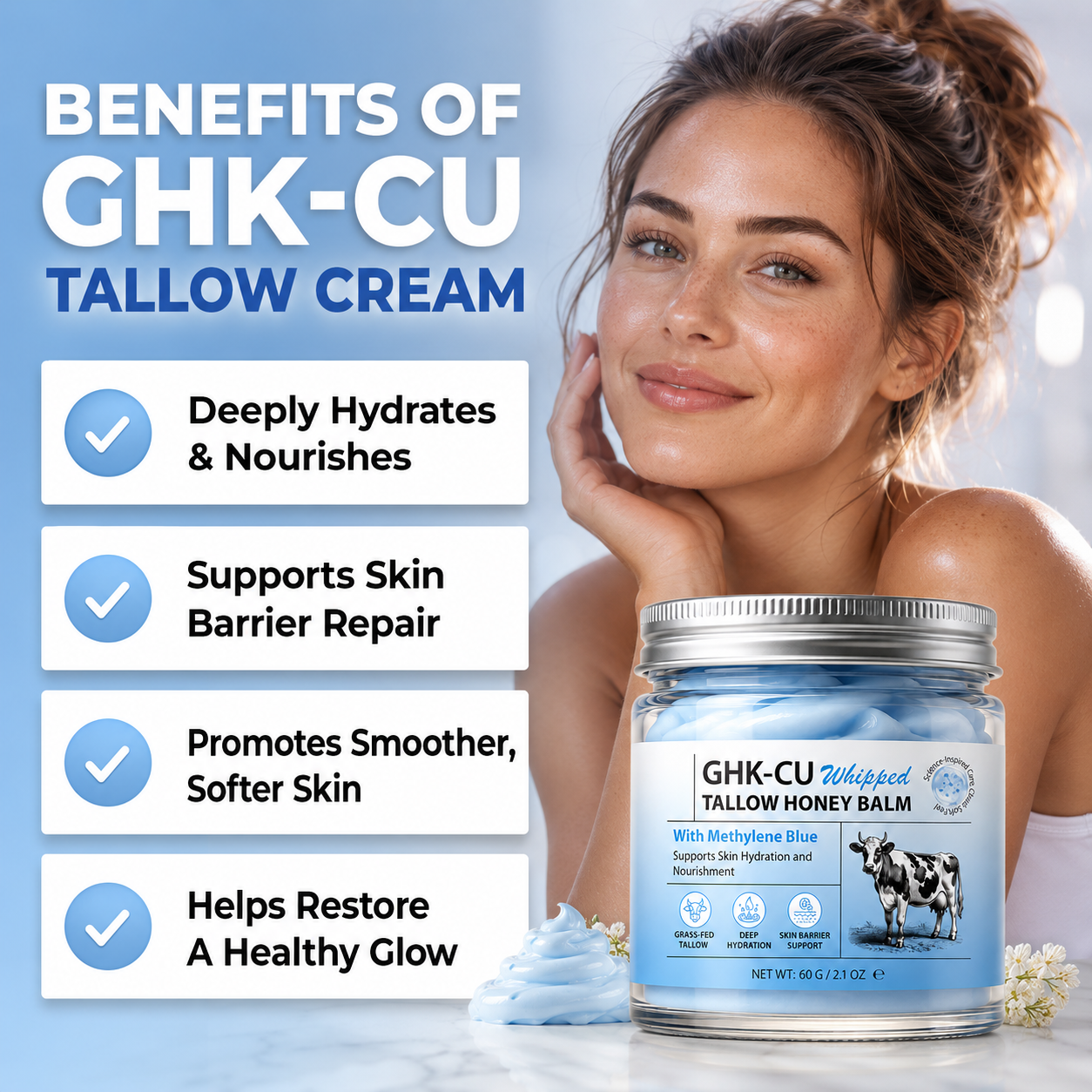 Copper Glow — GHK-Cu Whipped Tallow Balm