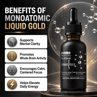 Liquid Gold Platinum — Monoatomic Mineral Drops